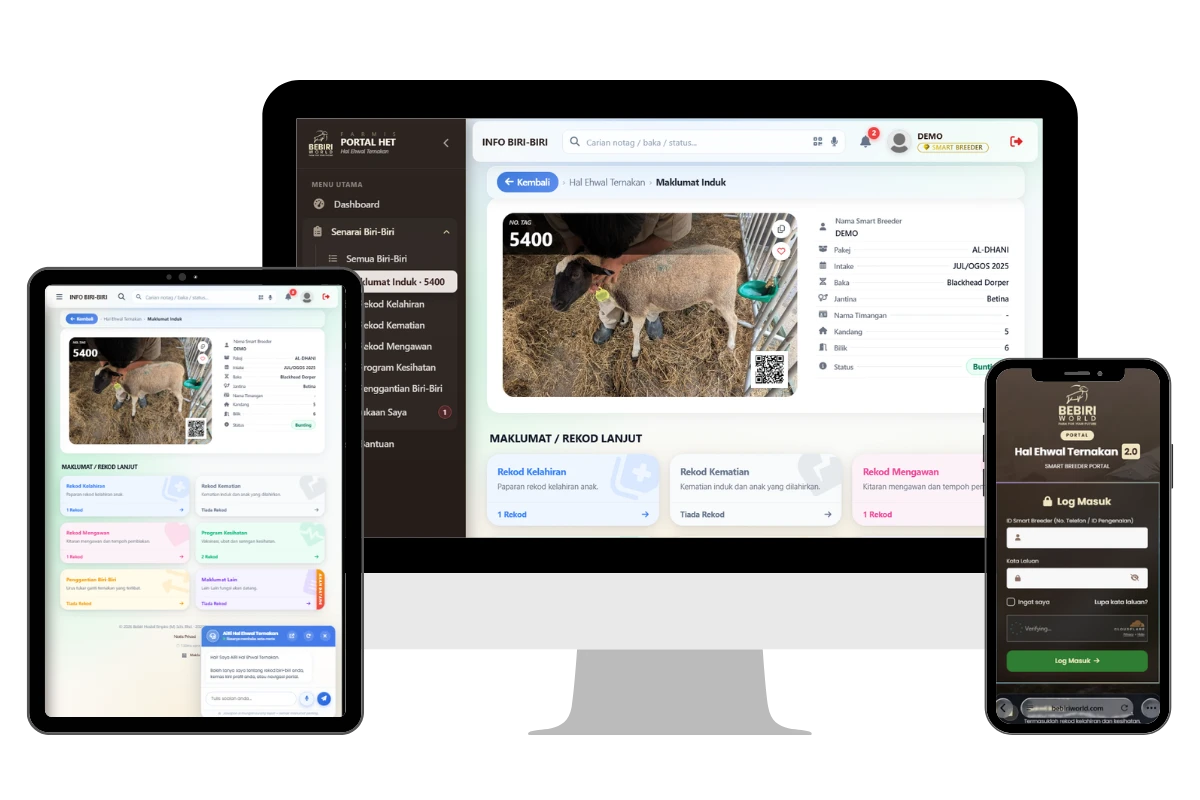 Paparan Portal Hal Ehwal Ternakan