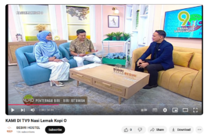 KAMI Bebiri Hostel Di TV9 Nasi Lemak Kopi O